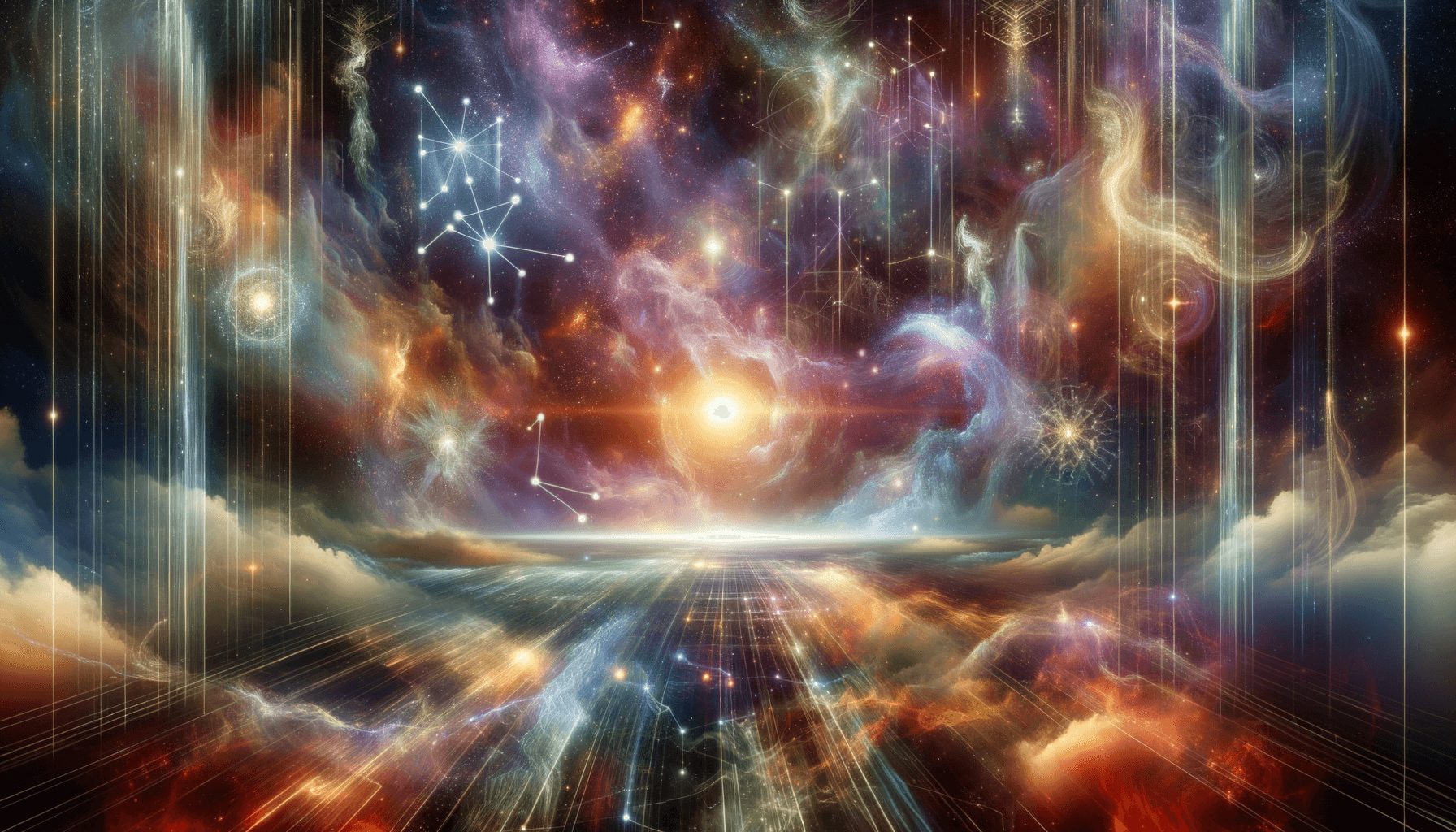 A regal, golden lion looking hurt while a figure made of swirling winds and ideas looks away, distracted by floating books and symbols. The scene depicts emotional disconnect.