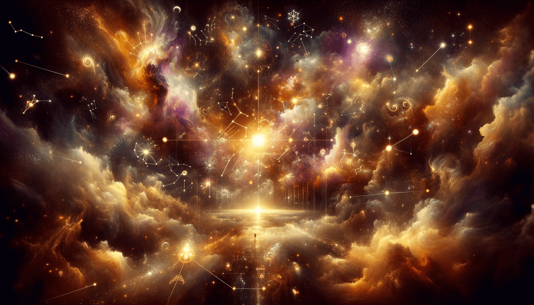 Two identical lion constellations facing off