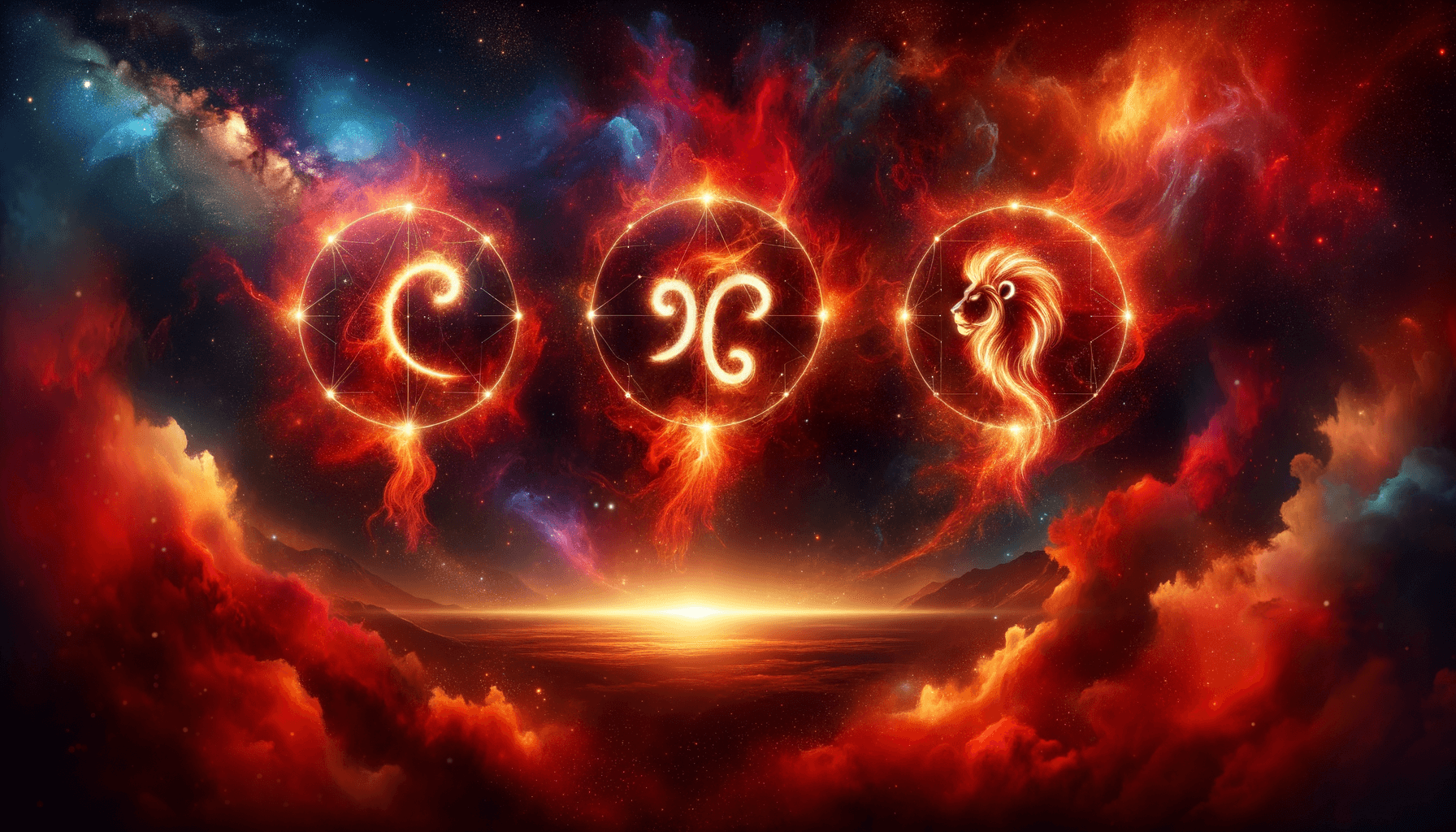 Cosmic representation of Venus entering the Leo constellation